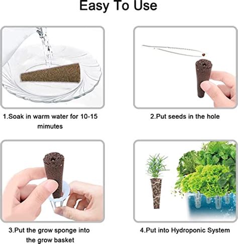Aerogarden Lot De Ponges De Croissance Compatibles Avec Aerogarden