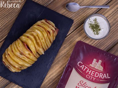 Patatas Hasselback Con Cheddar Y Bacon Recetas De Cocina En Espa Ol