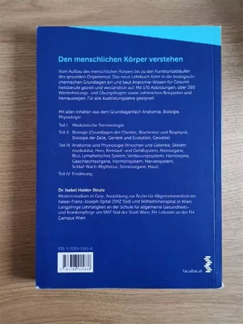 Anatomie Biologie Physiologie Isabel Haider Strutz Eur