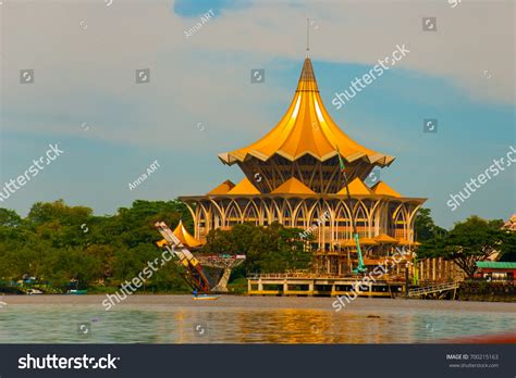 Dewan Undangan Negeri Sarawak Sarawak State Stock Photo