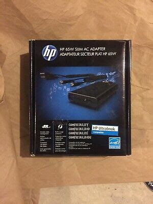 Genuine Hp W Slim Travel Ac Adapter Charger Ebay