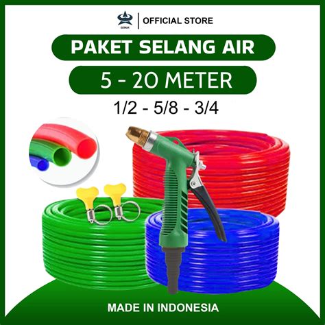 Jual Gemuk Paket Selang Air Cuci Motor Meter Dengan Semprotan Air