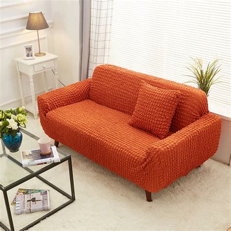 Wliarleo Fold Sofa Slipcover Solid Elastic Cover For Couch Stretch Anti