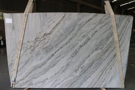 Original Sea Pearl Quartzite Slabs from Brazil | White - Quartzite Slabs