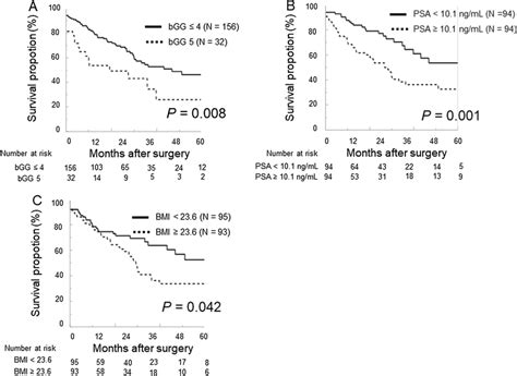 The KaplanMeier Estimates Of Biochemical Recurrence Free Survival