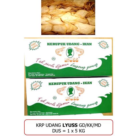 Jual Kerupuk Udang Ikan Lyuss Dus Shopee Indonesia