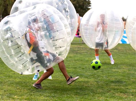 Bubble Football Team Building | CompanyAwayDays.com