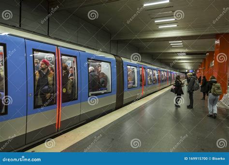 U Bahn / Metro Station in Munich Editorial Image - Image of europe ...