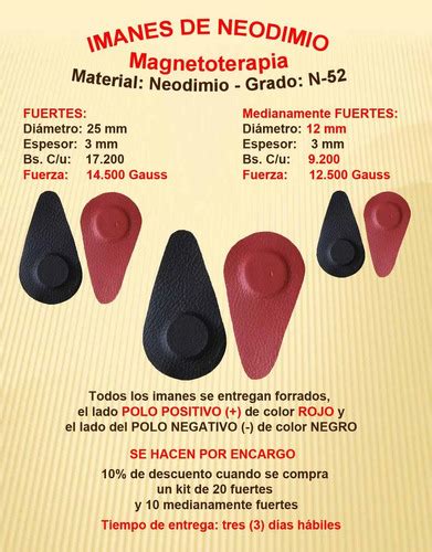 Imanes Neodimio Biomagnetismo Magnetoterapia 14500g Bs 0 15 En