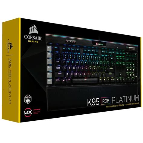 Corsair K95 RGB PLATINUM Mechanical Gaming Keyboard — CHERRY® MX Speed ...