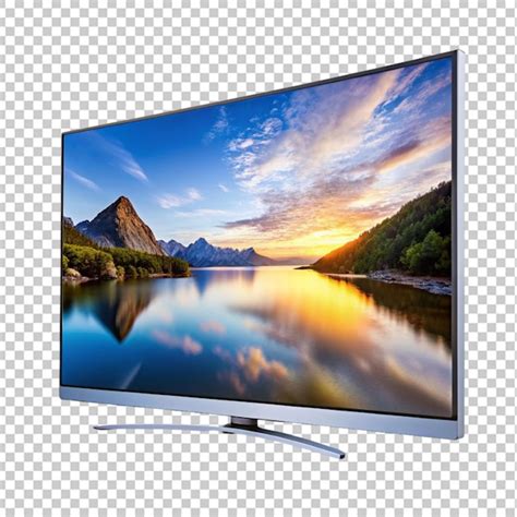 premium psd smart tv transparent background