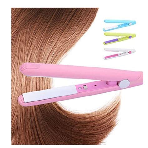 Ricolandia 3 Piezas Mini Plancha Para Cabello Alaciadora De Pelo