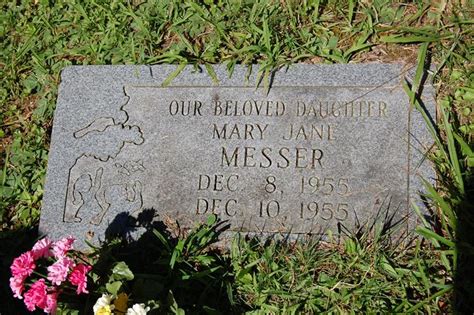 Mary Jane Messer 1955 1955 Find a Grave äreminne