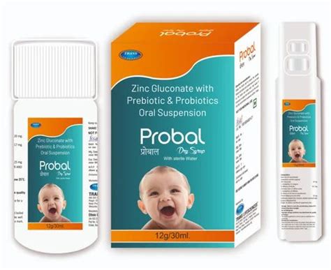 Zinc Gluconate With Prebiotic Probiotics Oral Suspension For