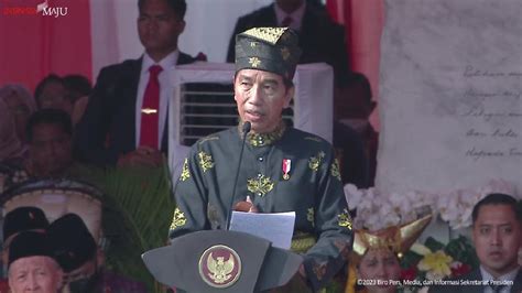 Jokowi Pimpin Upacara Hari Lahir Pancasila Di Riau Hari Ini Sabtu 1