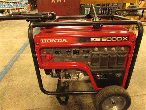 Honda Eb5000x Generator Gd3359 Allsurplus