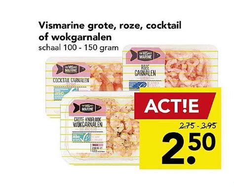 Vismarine Grote Roze Cocktail Of Wokgarnalen Aanbieding Bij DEEN