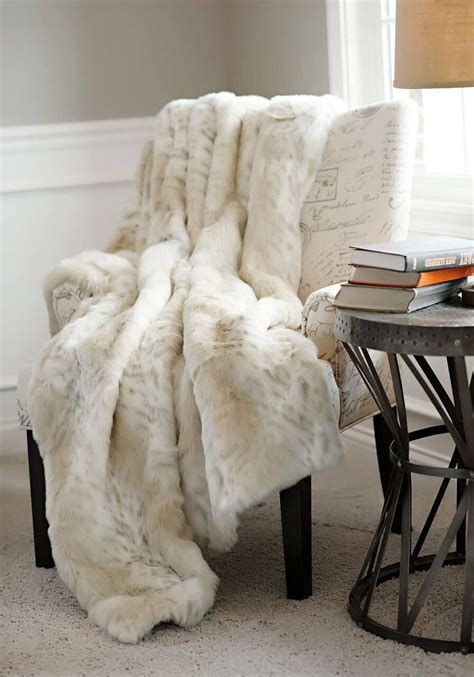 Limited Edition Lynx Faux Fur Throws Fabulous Furs