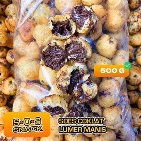 Jual Soes Sus Cokelat Lumer 500gr Sus Manis Lezat Coklat Lumer Shopee