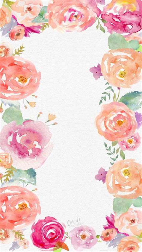 Watercolor Flower Iphone Wallpapers Top Free Watercolor Flower Iphone Backgrounds