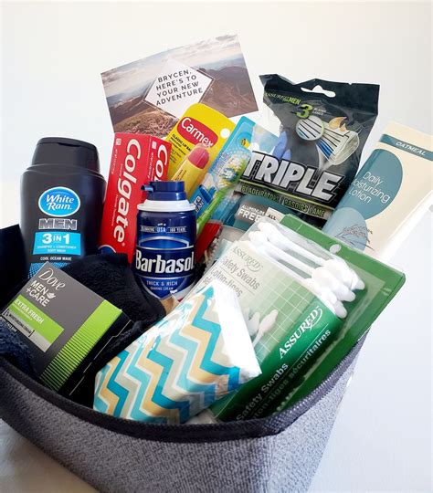 Men S Toiletry Gift Basket Men S Gift Basket Etsy