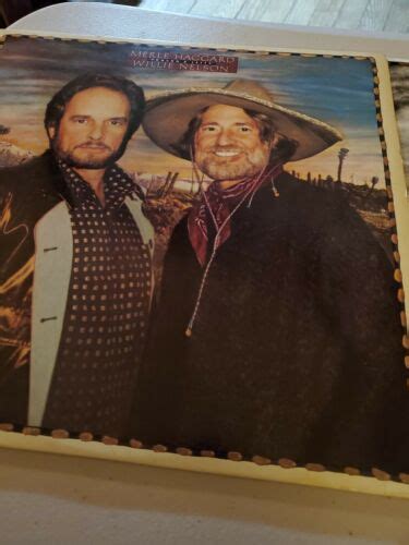 Willie Nelson Merle Haggard Poncho And Lefty 1982 Vinyl Cbs Epic Values