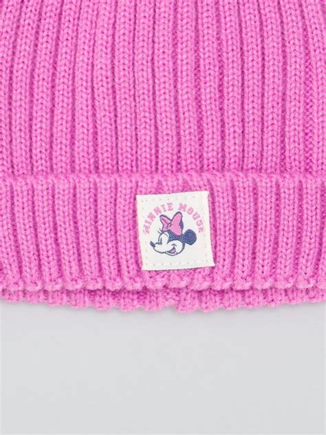 Bonnet En Maille Jersey Minnie Rose Kiabi