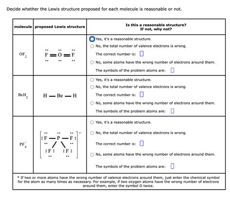 Answered Molecule Proposed Lewis Structure Of2₂2 Bartleby