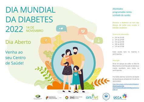 Dia Mundial da Diabetes atividades abertas à população em Azambuja