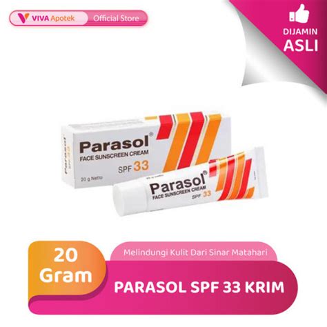 Parasol Spf Krim Melindungi Kulit Dari Sinar Matahari Gram