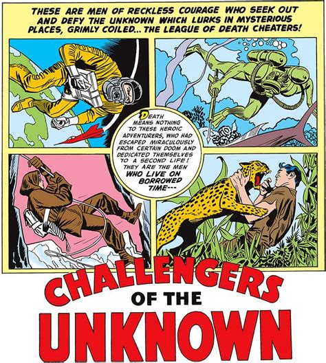 Challengers Of The Unknown DC Comics Jack Kirby Team Profile Part