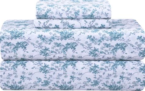 Feather Stitch Cotton King Size Sheet Set Tc Breathable