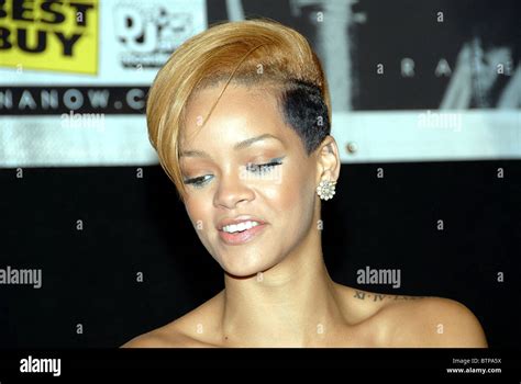 Rihanna Promotes New Album RATED R Stock Photo - Alamy