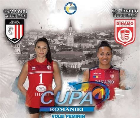 Foto Volei Alba Blaj A C Tigat Trofeul Cupa Rom Niei Dup Ce A