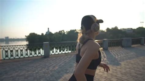 Sexy Blonde Is Engaged In Sports Athlet Stock Video Pond5