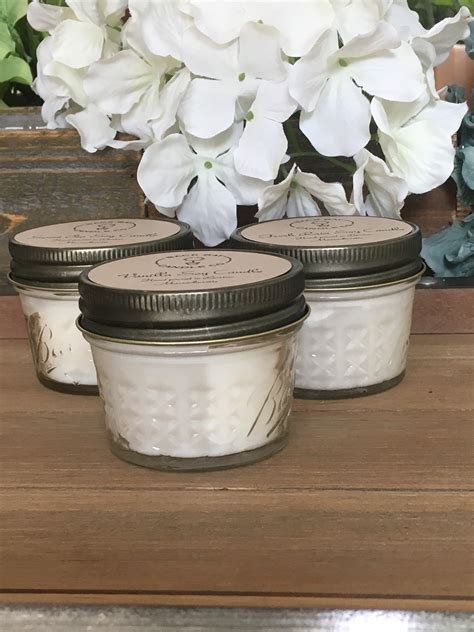 Handmade Soy Wax Candles 4 Oz Jelly Jar Candles Scented Etsy