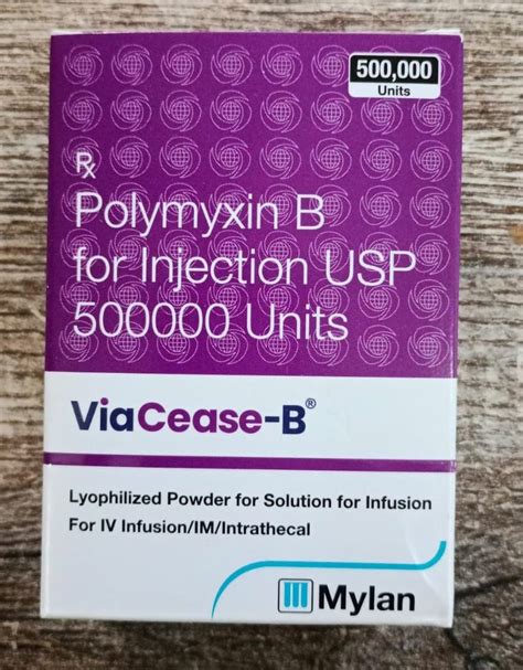 Polymyxin B Injection At Rs 390 Vial Polymyxin B Sulfate Injection In