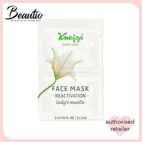 Kneipp Ladys Mantle Face Mask Reactivation Lazada Singapore