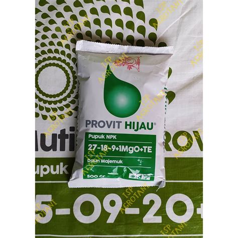 Jual Pupuk Daun Majemuk NPK PROVIT MAXI Kemasan Pabrik 500 Gram