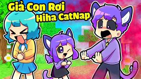 Yummie Troll Hiha Catnap BẰng CÁch GiẢ LÀm Con RƠi Trong Minecraft🤣🥰