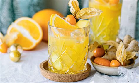 Orangen Ingwer Fizz Rezept Spar Mahlzeit