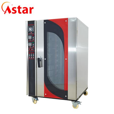 Bakery Equipment Gas 10 Trays Gas Hot Air Convection Oven With Auto