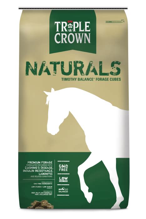 Naturals Timothy Balance® Cubes Triple Crown Feed