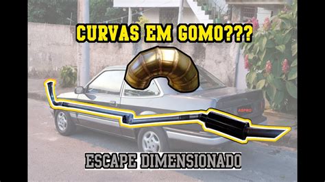 ESCAPAMENTO DIMENSIONADO COMO FAZER CURVAS EM GOMO VW APOLLO MOTOR