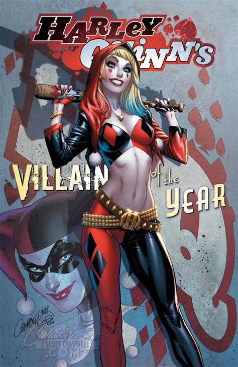 HARLEY QUINN – VILLAIN of the Year | J. Scott Campbell fan page