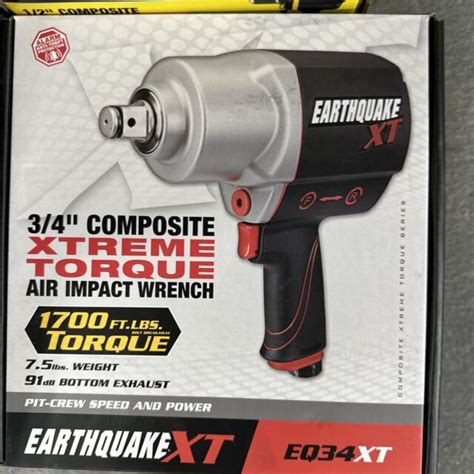 Ma Earthquake Xt Composite Xtreme Torque Air Impact Wrench Eq Xt