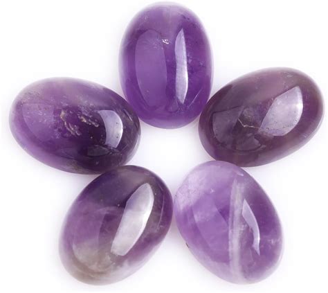 Amazon GEM Inside Amethyst Gemstone CAB Cabochon Oval Loose Beads