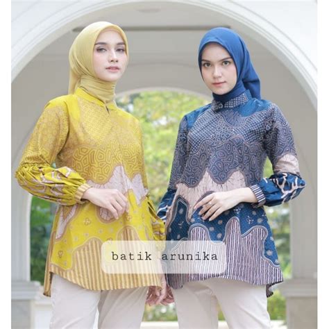 Jual Atasan Batik Wanita Modern Mewah Terbaru Baju Batik Wanita