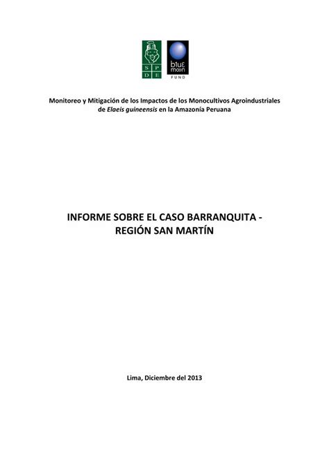 PDF INFORME SOBRE EL CASO BARRANQUITA KENÉ PDF fileMonitoreo y