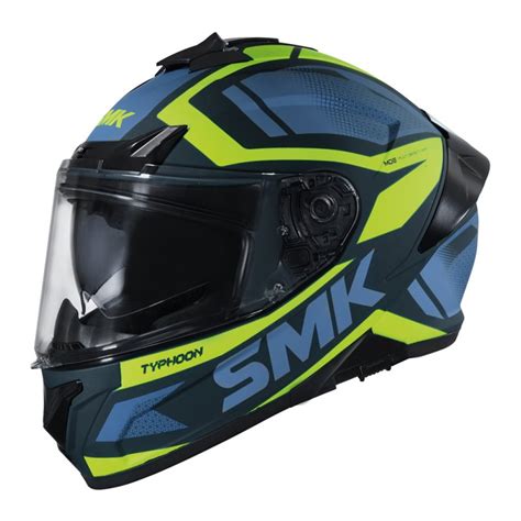 Casco Integral Smk Typhoon Thorn Decorado Mate Ma